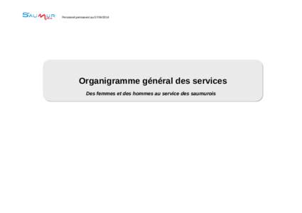 Organigramme détaillé au 07 avril 2014