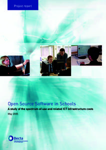 Open source software in schools A study of the spectrum of use and related ICT infrastructure costs