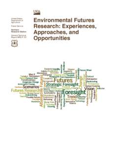 Environmental futures research: experiences, approaches, and opportunities