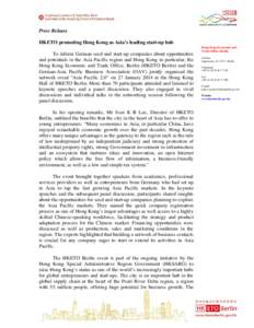 Microsoft Word - 140128_Press Release_Asia Pacific2.0 DBL.doc