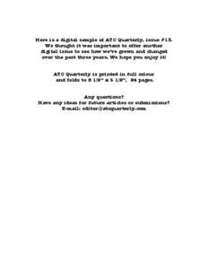 Art therapy / OrigamiUSA / United States Postal Service / Beadwork / Medicine / Learning / Humanities / Arts and crafts / Advanced Train Control System / Standards