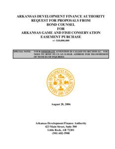 Microsoft Word - Bond Counsel -Game and Fish conservation easement 2006.doc