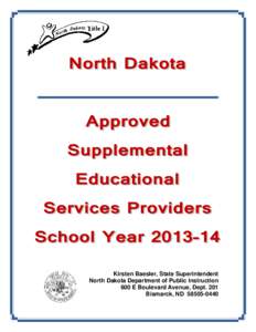 North Dakota Department of Public Instruction