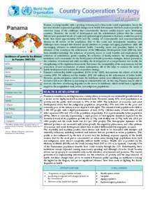 Panama, a young republic with a growing economy and a democratic social organization, has in the last four decades experienced gradual changes in its health determinants that have made it possible to overcome many of the