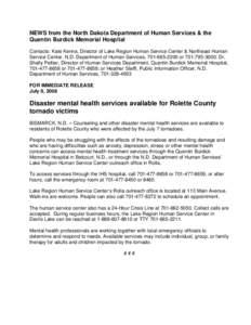 Microsoft Word - Disaster mental health services available to Rolette County residents 2.doc