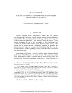 United States / Caddo Parish /  Louisiana / Shreveport /  Louisiana / Caddo / Colfax massacre / Gregory Tarver / Calhoun Allen / Shreveport – Bossier City metropolitan area / Louisiana / Southern United States