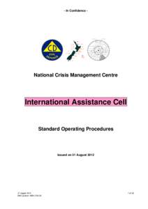 - In Confidence -  National Crisis Management Centre International Assistance Cell