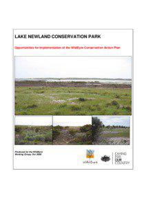 LAKE NEWLAND CONSERVATION PARK Opportunities for Implementation of the WildEyre Conservation Action Plan