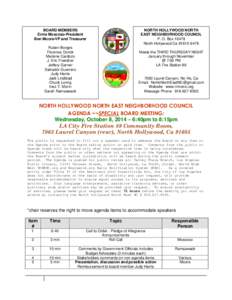 Public comment / North Hollywood /  Los Angeles / Neighborhood councils / Agenda / Los Angeles / Geography of the United States / Geography of California / California culture / Hollywood