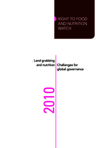 RIGHT TO FOOD AND NUTRITION WATCH 2010