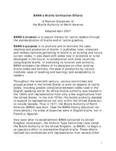 Disability / Assistive technology / Augmentative and alternative communication / Digital typography / Bryan Winchester / Unified English Braille Code / Grade 2 braille / Blindness / Braille / Accessibility