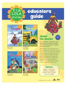 Educators Guide ABOUT THE BOOKS