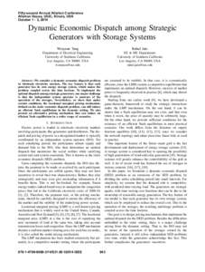Dynamic Economic Dispatch among Strategic Generators with Storage Systems