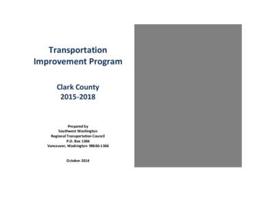   Transportation  Improvement Program     