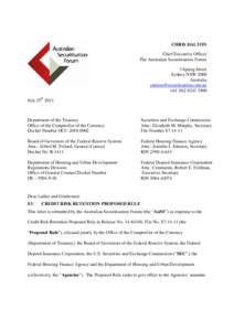 Fixed income securities / United States housing bubble / Investment / Mortgage-backed security / Bonds / Dodd–Frank Wall Street Reform and Consumer Protection Act / Asset-backed security / Residential mortgage-backed security / Securities Act / Financial economics / Finance / Structured finance