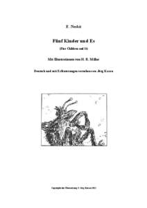 E. Nesbit  Fünf Kinder und Es (Five Children and It)  Mit Illustrationen von H. R. Millar