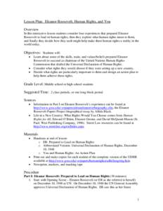 Microsoft Word - Lesson plan -- ER, HR and You.doc