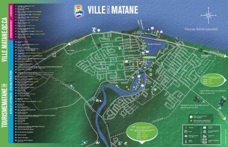 Carte de la Ville de Matane 2012