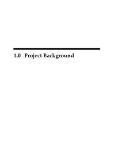 1.0 Project Background  Transport 2020 Request to Initiate Preliminary Engineering  1.0 Project Background