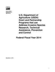 United States Department of Agriculture U.S. Department of Agriculture (USDA)