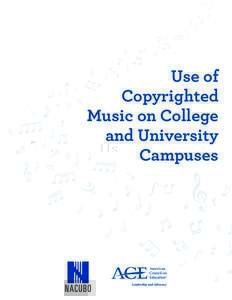 Use of Copyrighted Music on College and University Campuses