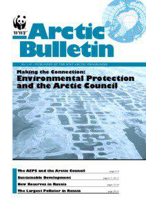 Arctic Bulletin No 1.97 • PUBLISHED BY THE WWF ARCTIC PRO GRAMME