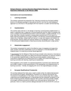 E-learning / Student-centred learning / Constructive alignment / Learning / Education / Educational psychology / European Higher Education Area