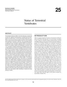 Nearctic / Parulidae / Ecology of the Sierra Nevada / Yosemite toad / Sequoia National Park / Yellow-breasted Chat / Spotted Owl / Sierra Nevada / Physical geography / Western United States / Geography of California