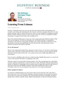 Microsoft Word - LearningFromLehman.15sep12.docx