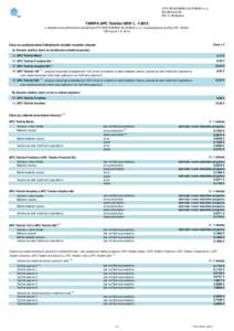 UPC BROADBAND SLOVAKIA, s.r.o. Ševčenkova[removed]Bratislava TARIFA UPC Telefón NEW č. [removed]k Všeobecným podmienkam spoločnosti UPC BROADBAND SLOVAKIA, s.r.o. na poskytovanie služby UPC Telefón