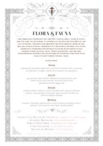 chef emmanuel stroobant has created a special menu, flora & fauna, for our very young diners. to introduce and educate children to the joy of dining, the menu encompasses the four primary tastes of the amazing human tong