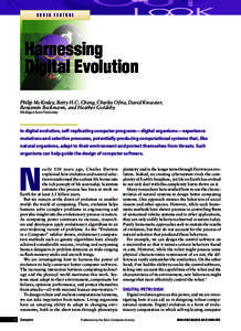 Evolutionary biology / Cybernetics / Mathematical optimization / Avida / Digital organism / Charles Ofria / Tierra / Evolutionary algorithm / Genetic algorithm / Artificial life / Science / Applied mathematics