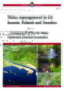 2012:8  Water management in Lithuania, Poland and Sweden – Comparisons of the EU Water Framework Directive in practice