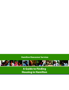 Hamilton Newcomer Services  A Guide to Finding Housing in Hamilton  A Guide to Finding Housing in Hamilton