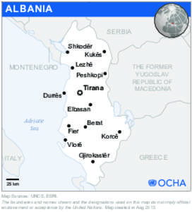 ALBANIA SERBIA Shkodër Kukës  MONTENEGRO
