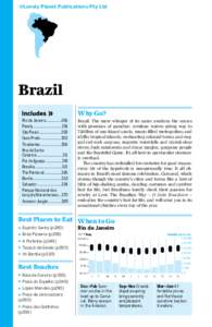 ©Lonely Planet Publications Pty Ltd  Brazil Rio de Janeiro[removed]266 Paraty............................ 291 São Paulo...................... 293