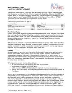 Individuals with Disabilities Education Act / Special education / Human development / Mediation / Individual Family Service Plan / Early childhood intervention / Minors and abortion / Education / Special education in the United States / Law / 108th United States Congress