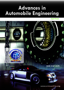 Advances in Automobile Engineering Open Access ISSN