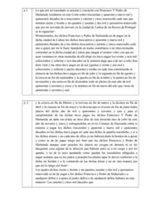 p.1  -­‐ Lo que por mi mandado se asienta y concierta con Francisco Y Pedro de Maluenda residentes en esta Corte sobre trescientas y quarenta y nueve mil y quinientos ducados de a trescientos y setenta y cinco maraved