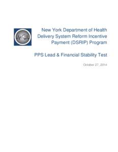 DSRIP PPS Lead  PPS Lead Financial Stability Test_Redline Version