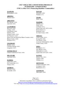 Microsoft Word - PHC communities list[removed]