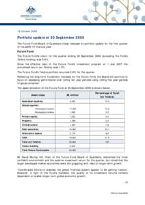 Australian Government Future Fund / Asset allocation / Collective investment scheme / Telstra / Private equity / Hedge fund / CPP Investment Board / Financial economics / Investment / Finance