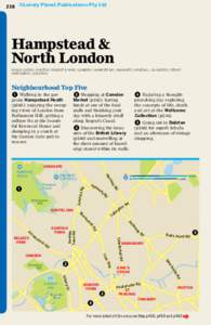 238  ©Lonely Planet Publications Pty Ltd Hampstead & North London