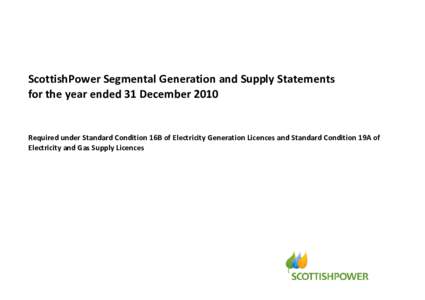 Generation Supply Statement for the year ended 31 Dec[removed]FINALx [Read-Only]