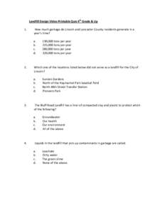 Microsoft Word - Printable Quiz Landfill Design 4th.doc