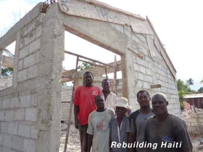 Rebuilding Haiti  Build Change 501(c)3 non-profit social enterprise founded in 2004 by Elizabeth Hausler, a brick mason and Ph.D.
