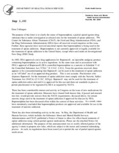 DEPARTMENT OF HEALTH & HUMAN SERVICES  Sep 1,2000 Public Health Service