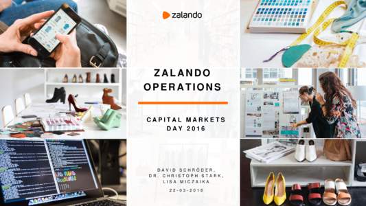 ZALANDO OPERATIONS CAPITAL MARKETS DAY 2016
