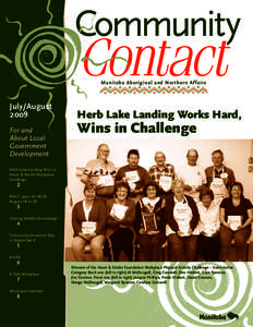 Manitoba Aboriginal and Northern Affairs  July/August 2009 For and About Local