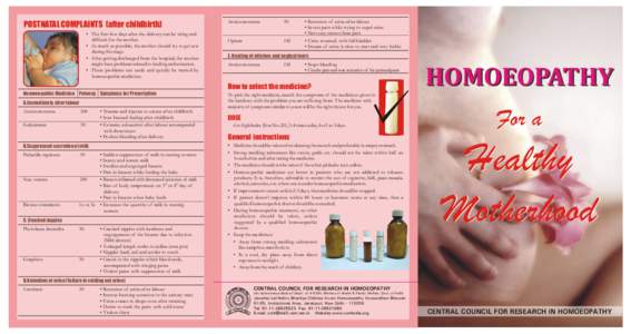 Reproduction / Pregnancy / Birth control / Family / Fertility / Strychnos nux-vomica / Arnica / Childbirth / Breastfeeding / Medicine / Obstetrics / Behavior